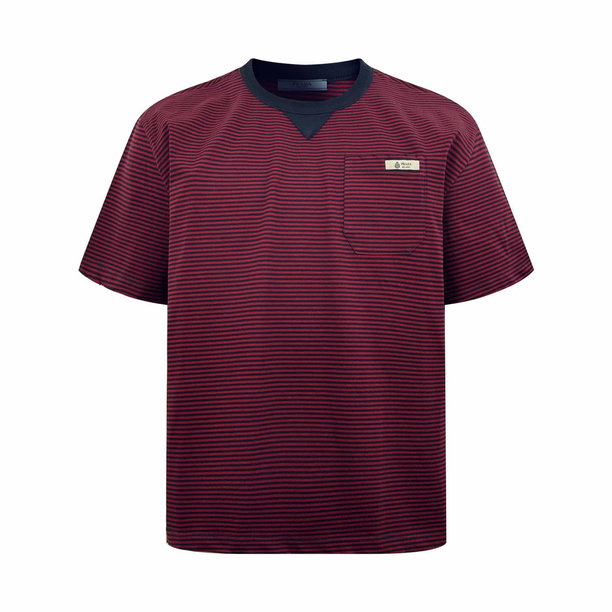 Striped pocket short-sleeved shirt 1426012315