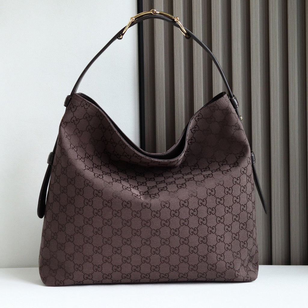 Gi Beatrix Large Tote Bag Coffee Canvas