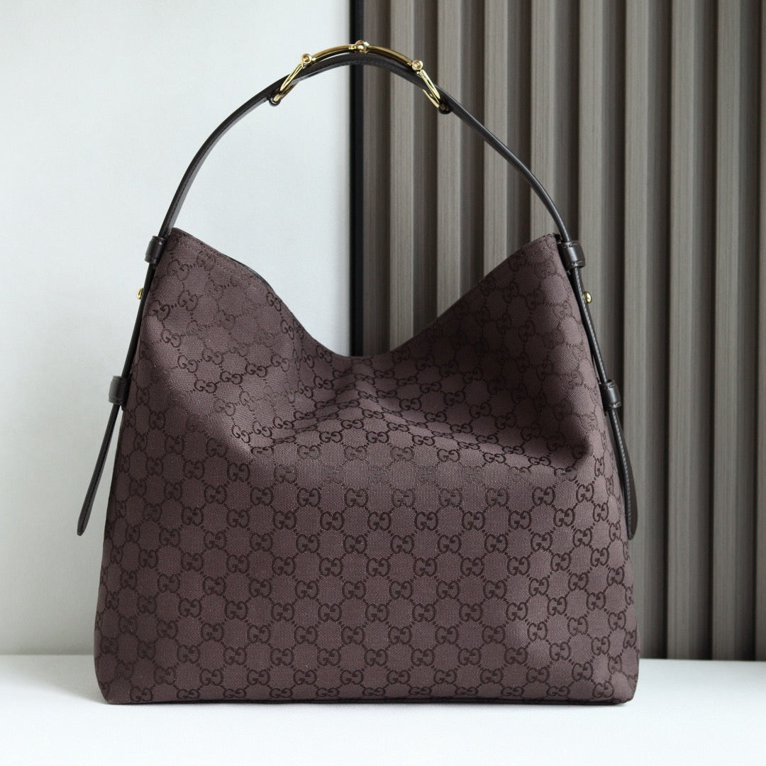 Gi Beatrix Large Tote Bag Coffee Canvas