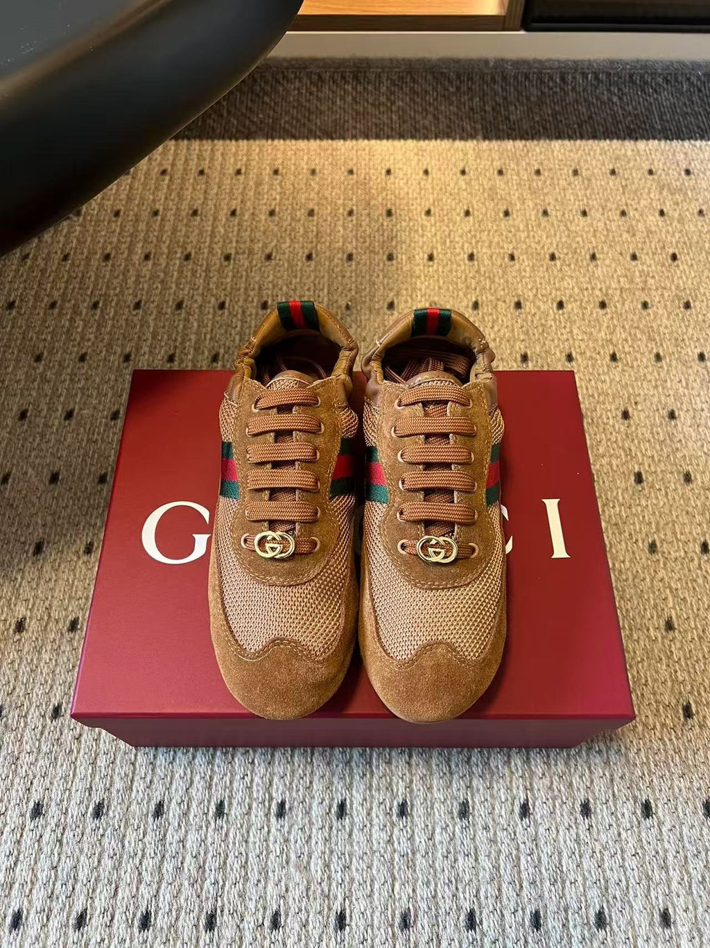 Gi Shift Sneaker Brown Suede Mesh