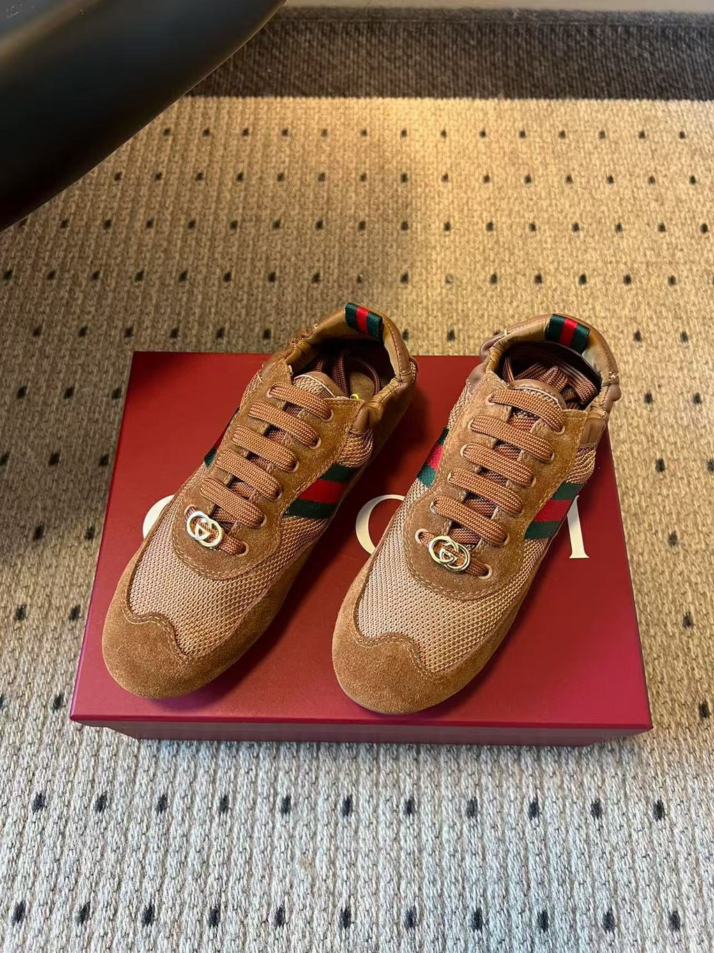Gi Shift Sneaker Brown Suede Mesh