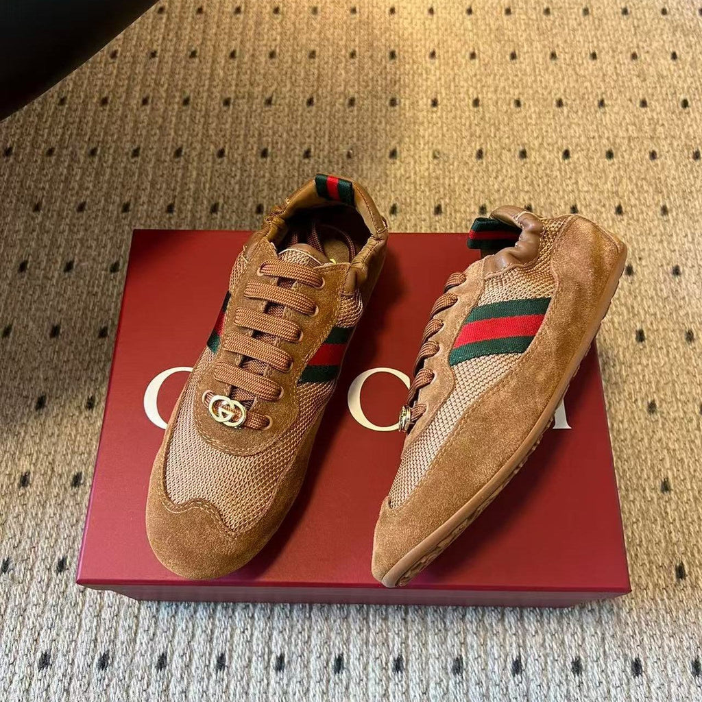 Gi Shift Sneaker Brown Suede Mesh