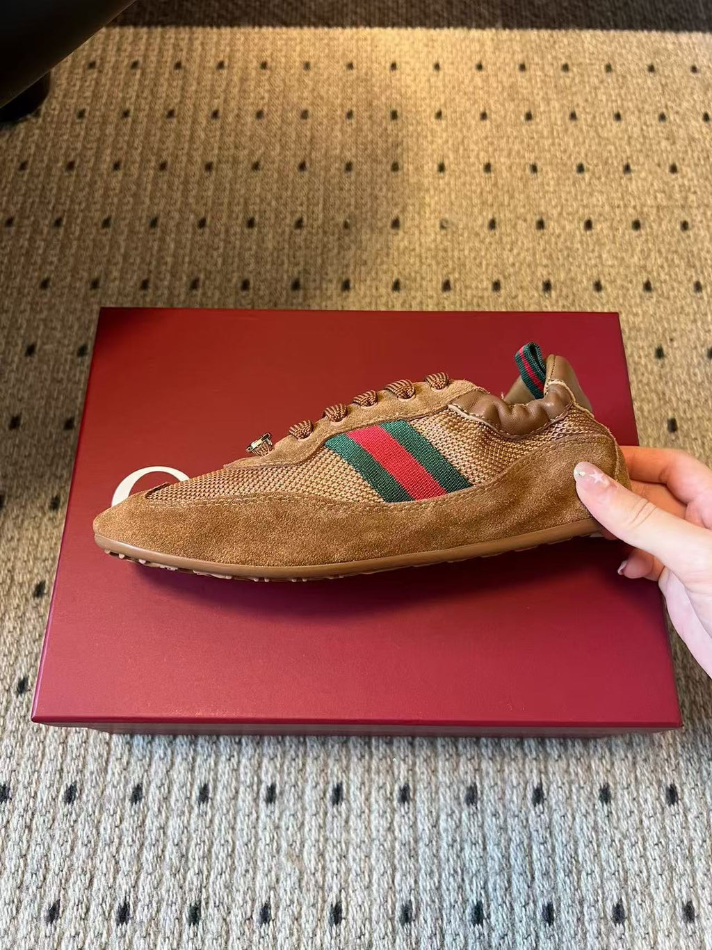 Gi Shift Sneaker Brown Suede Mesh