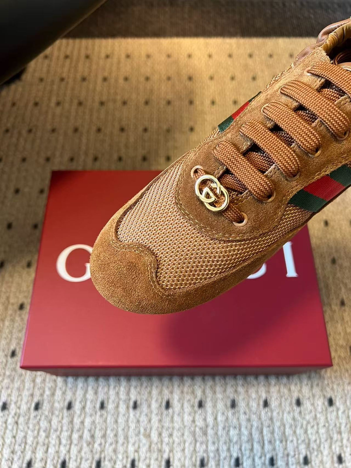 Gi Shift Sneaker Brown Suede Mesh