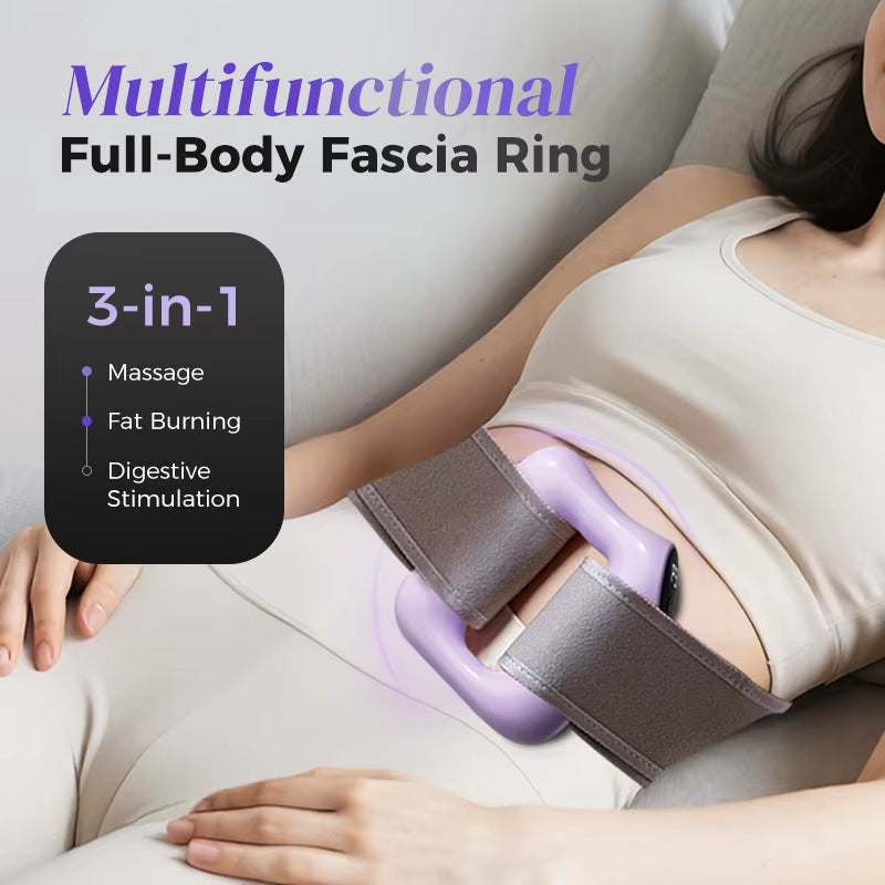 Multifunctional Full-Body Fascia Ring Exercise Vibration Fitness Massager For Fat Burning&Shaping Weight Loss Body Shaping