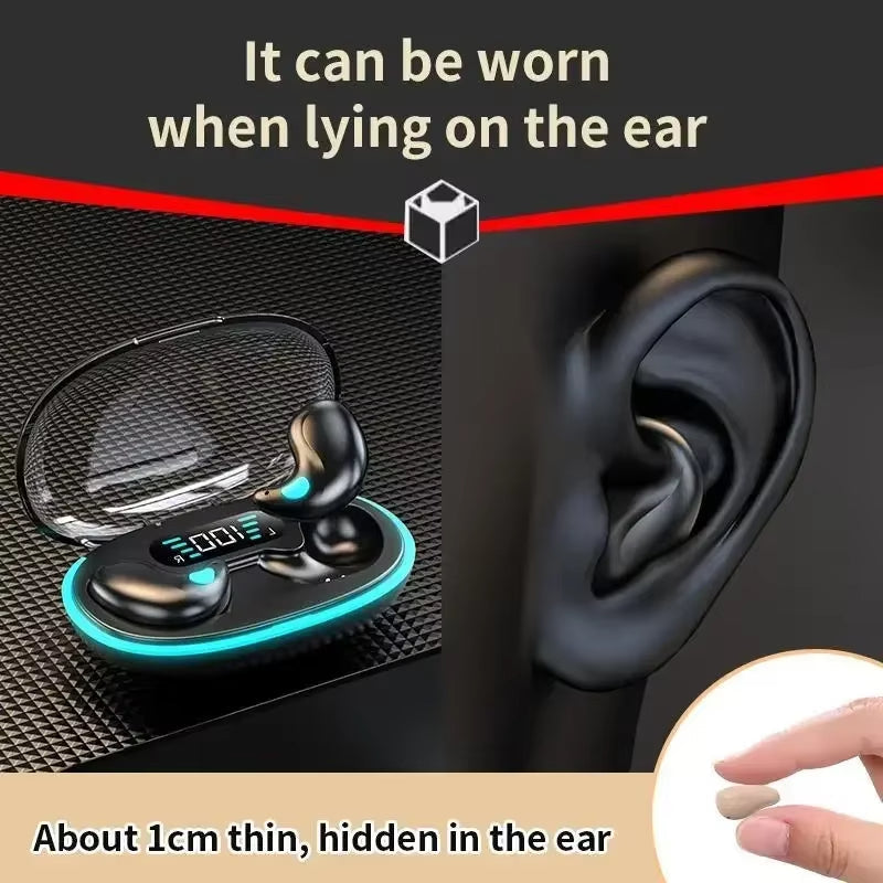 Ailsion Sleep Bluetooth Headset, Ailsion Earbuds For Sleeping, in-Ear Noise Cancelling Earphones