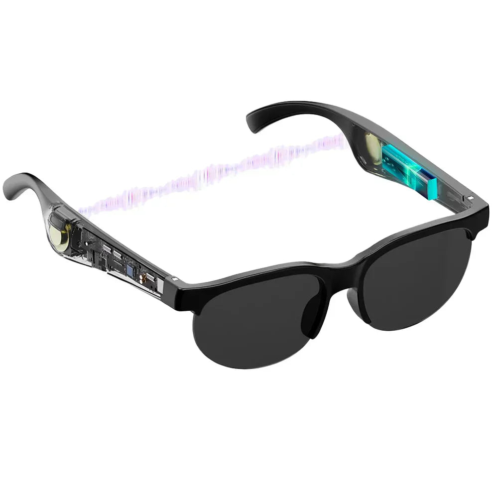 Smart Sunglasses Bluetooth Sunglasses with Built-in Speakers and Microphone
