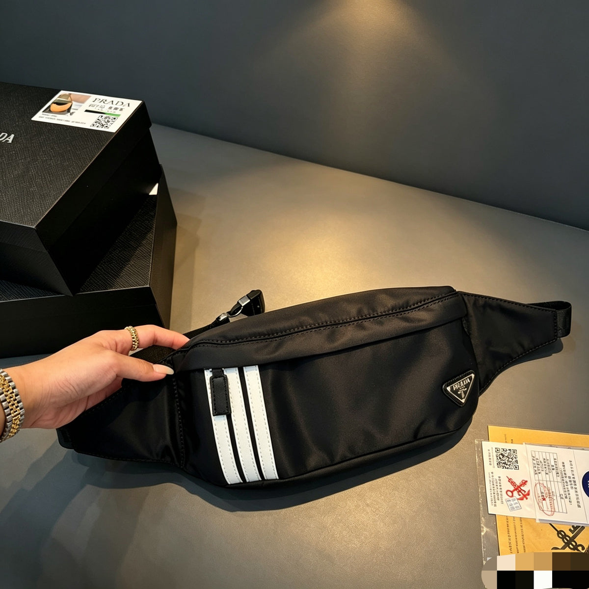 PR nylon waist bag 1825052322