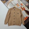 PD Chunky Needle Embroidery Wool Cardigan 1825102013