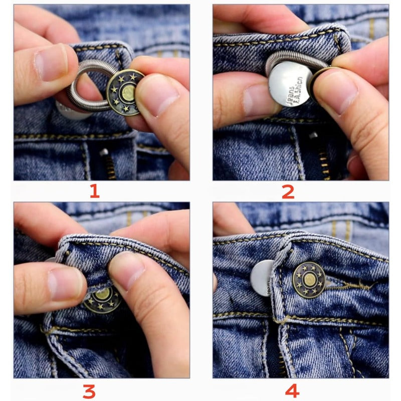 Elastic Waist Button Extenders