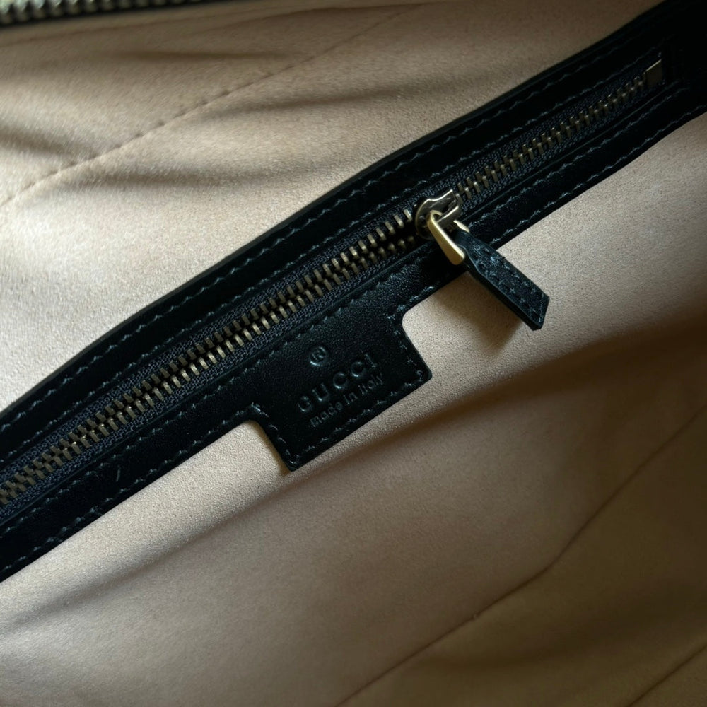 Gi marmont medium top handle 35cm calfskin gold hardware