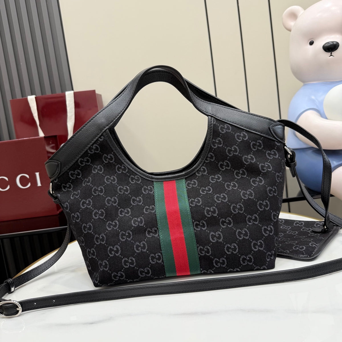 Gi 2026 Giglio Shoulder Bag 25cm Canvas Calfskin