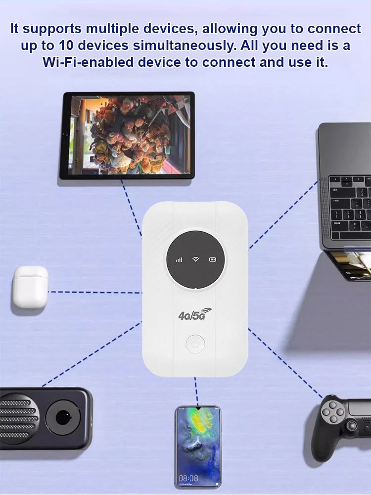 🛜【Free Internet, Everywhere You Go】Free Internet in Your Pocket 5G Router