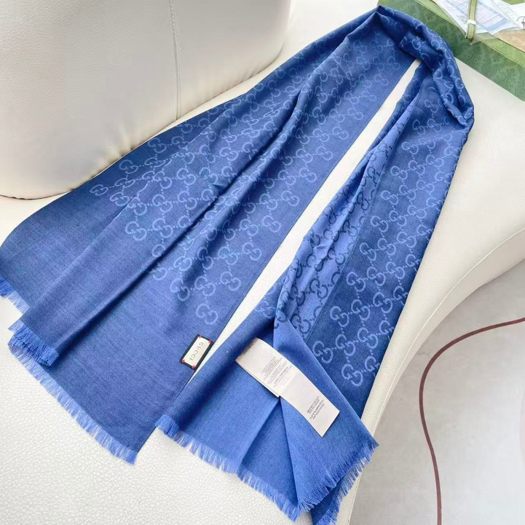 Gi Houndstooth Scarf 180CM Cashmere