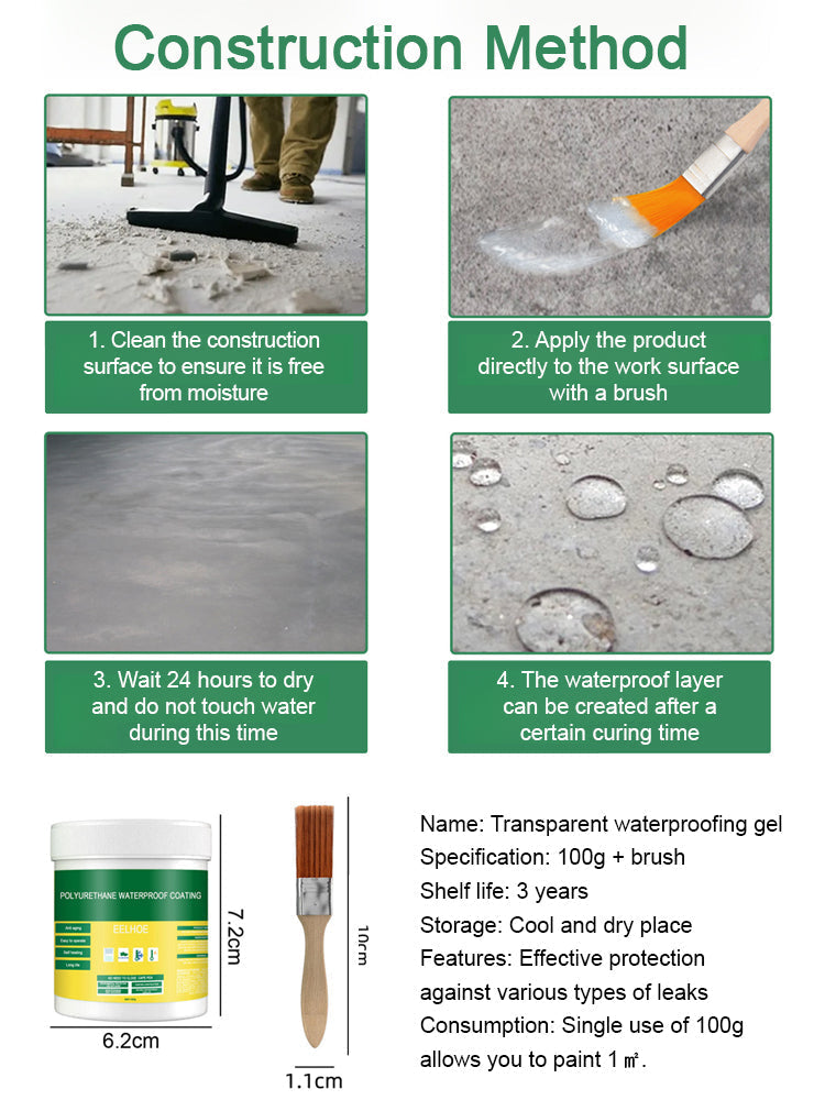 【Transparent  waterproof glue】50%OFF🔥