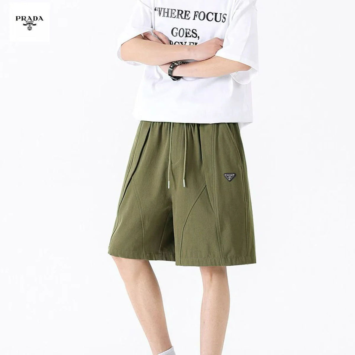 Patchwork Outdoor Work Shorts 1026042707
