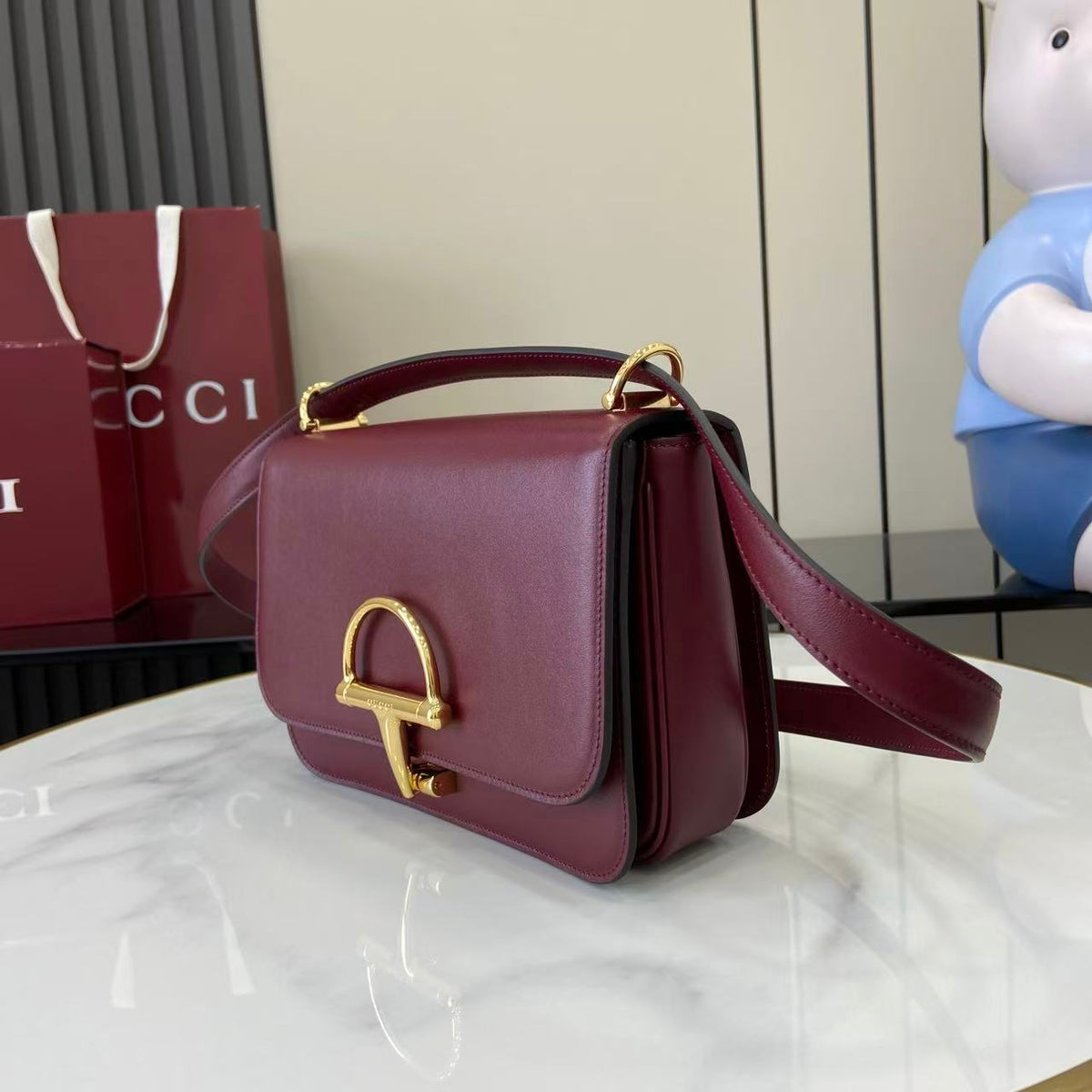 Gi 25 Siena Bag 22.5cm Gold & Leather