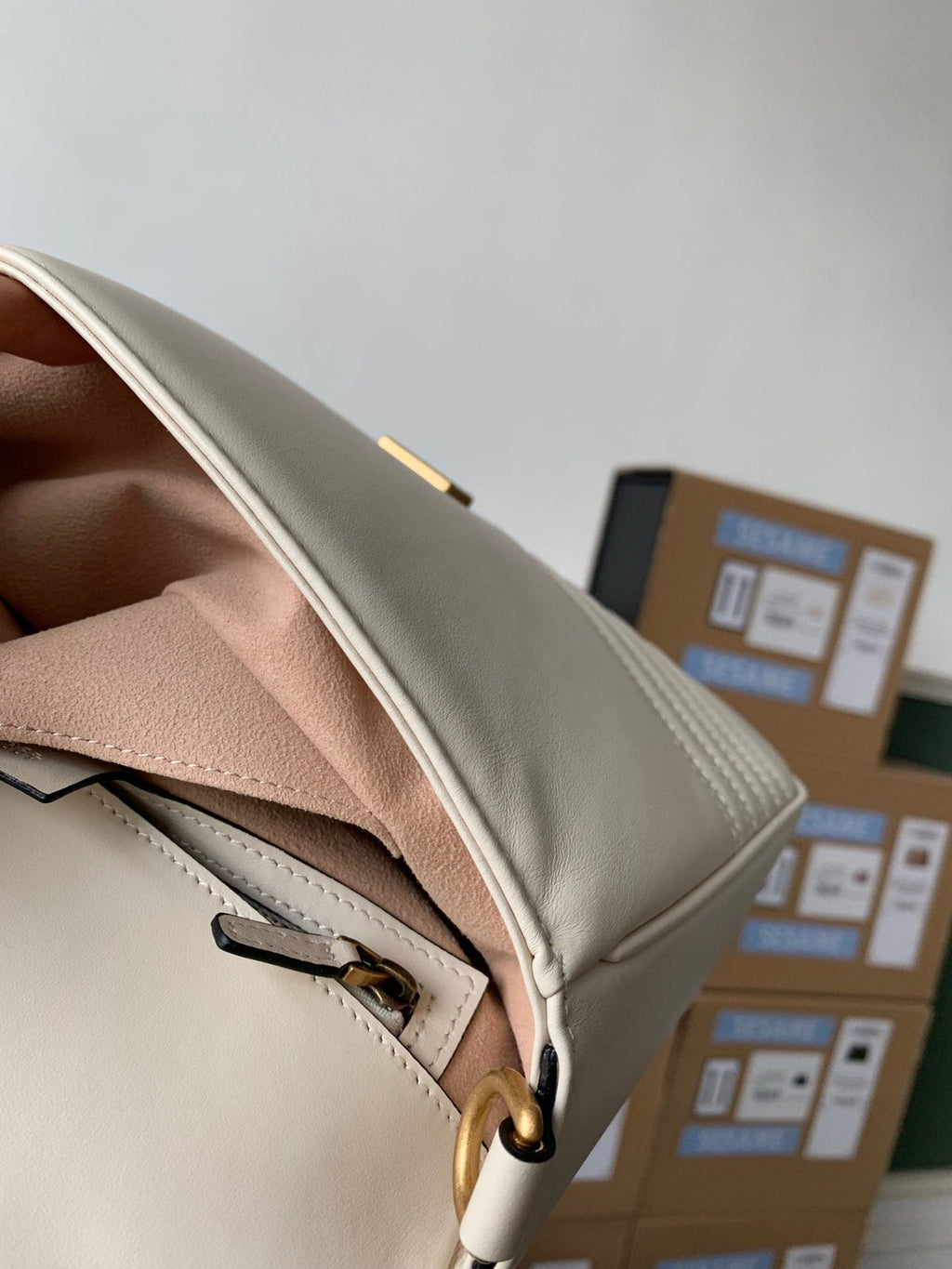 Gi Marmont 26.5cm Calfskin Gold Hardware