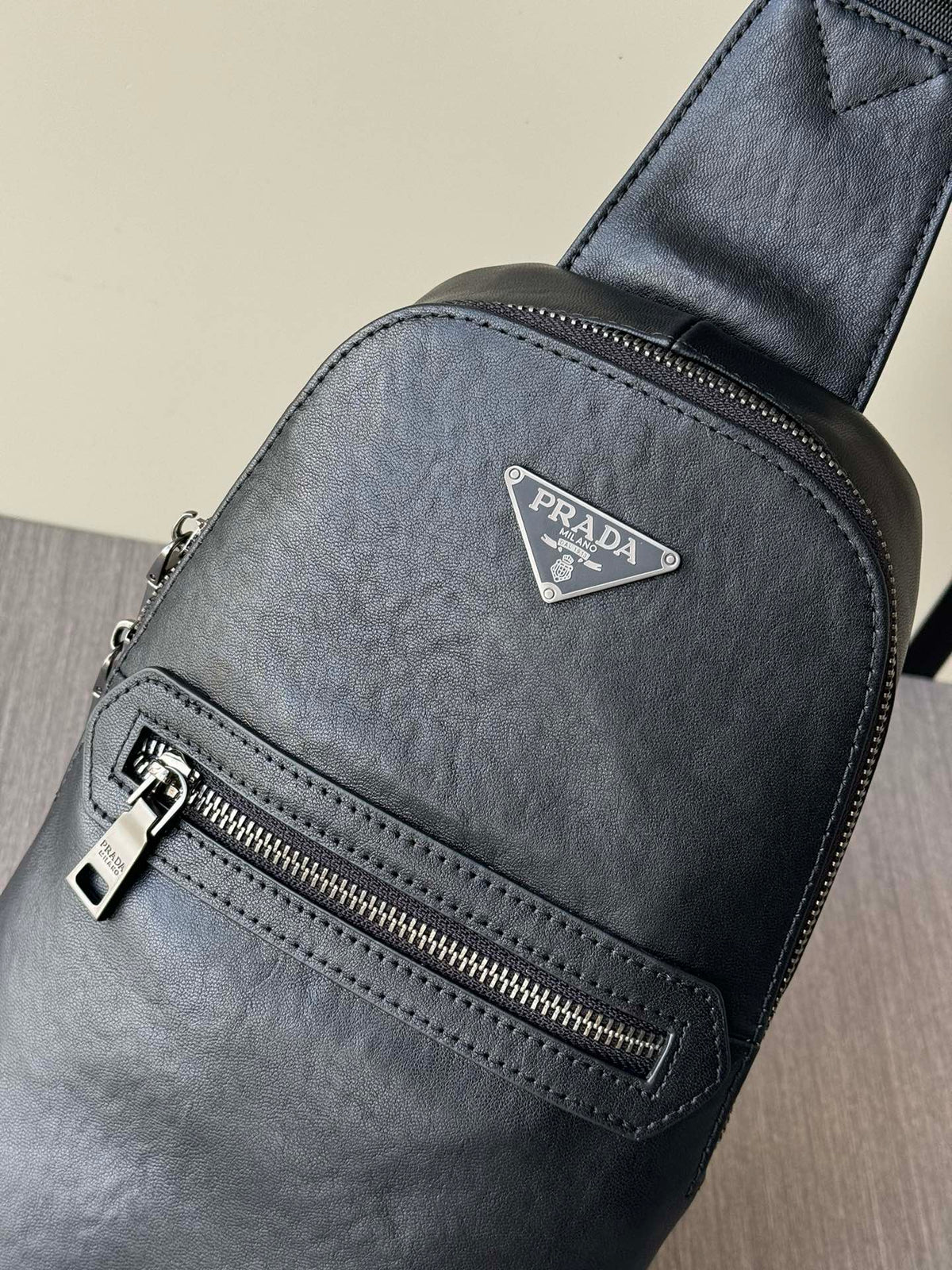 PD Full leather chest bag/crossbody bag 1825111304