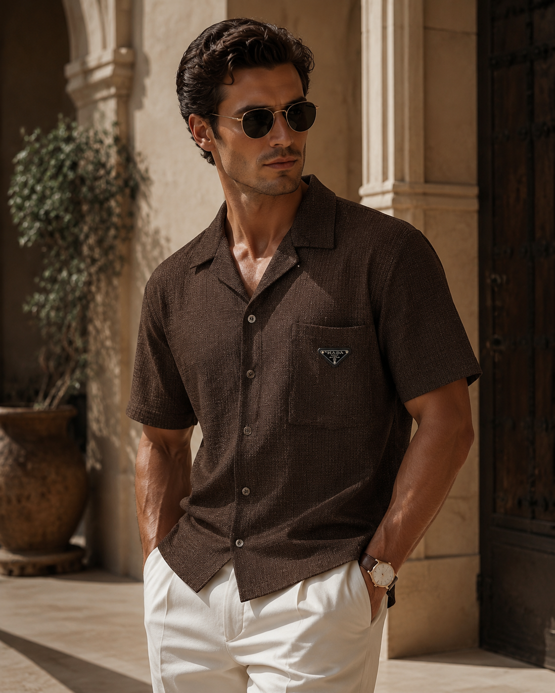 PR short-sleeved shirt 1826051404