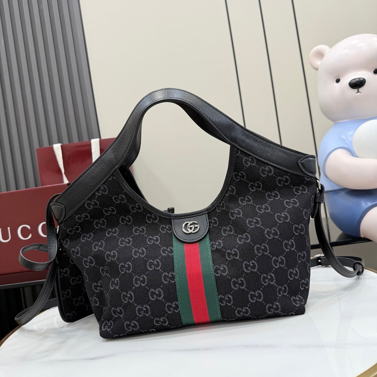 Gi 2026 Giglio Shoulder Bag 25cm Canvas Calfskin