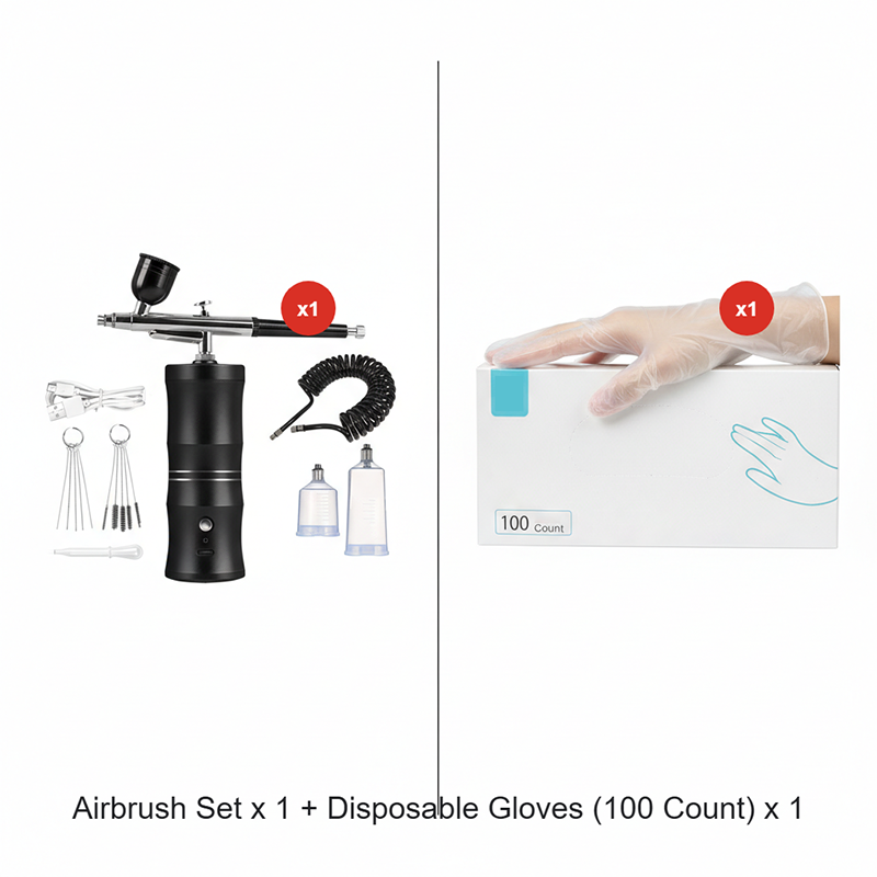 Electric Airbrush Kit with Compressor