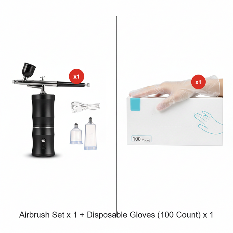 Electric Airbrush Kit with Compressor