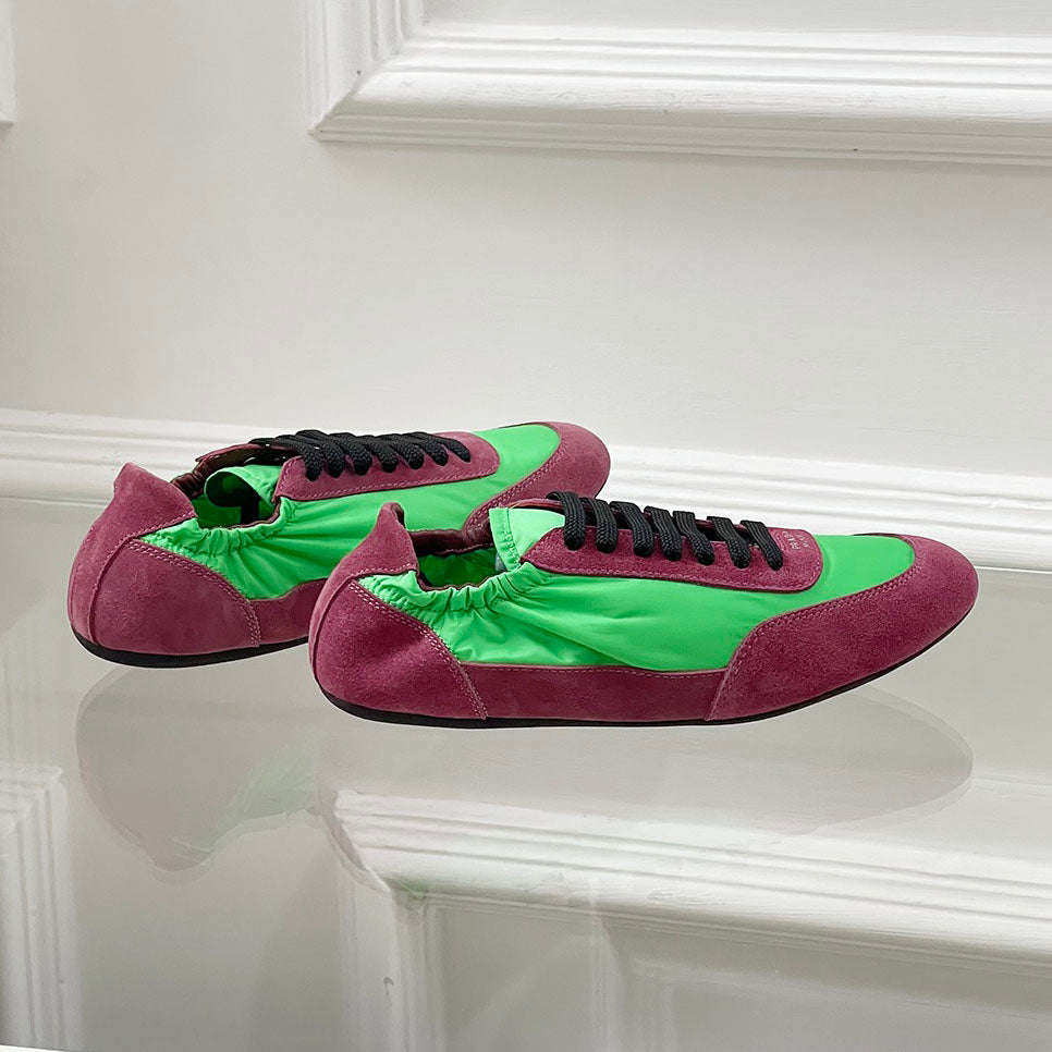 PR unisex Collapse Nylon stretch sneakers 1825060501