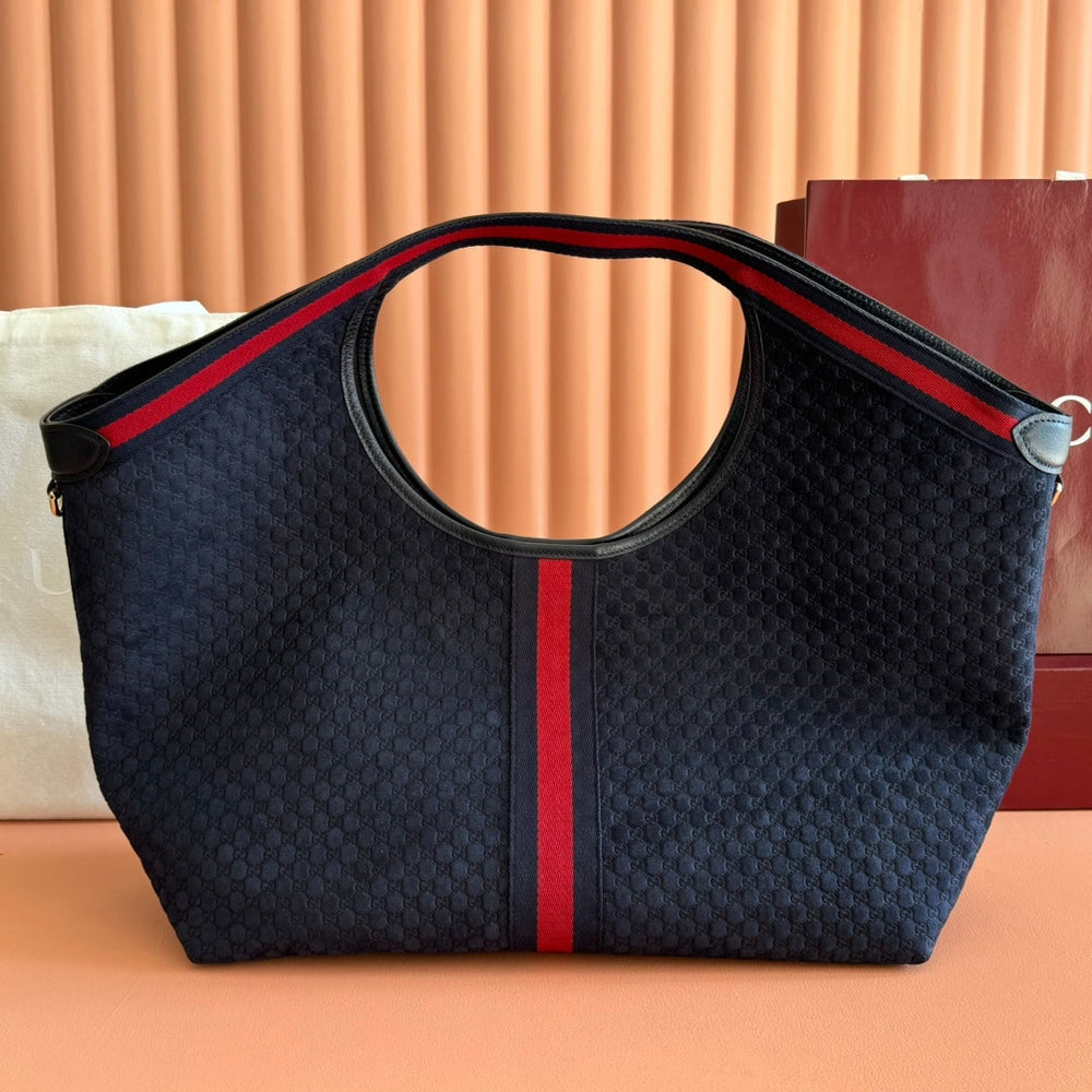 Gi Giglio Large Tote Bag Suede 60 cm