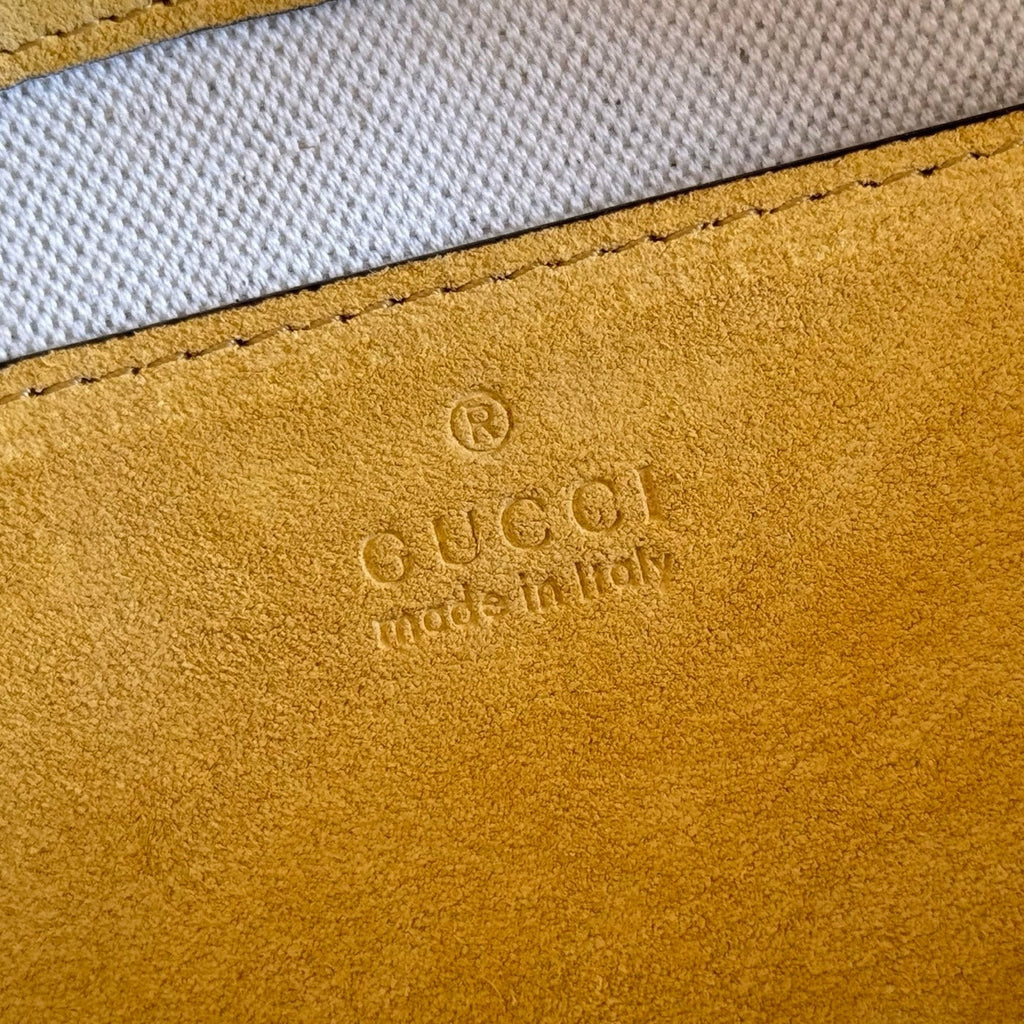 Gi Medium Shoulder Bag With Chain Suede