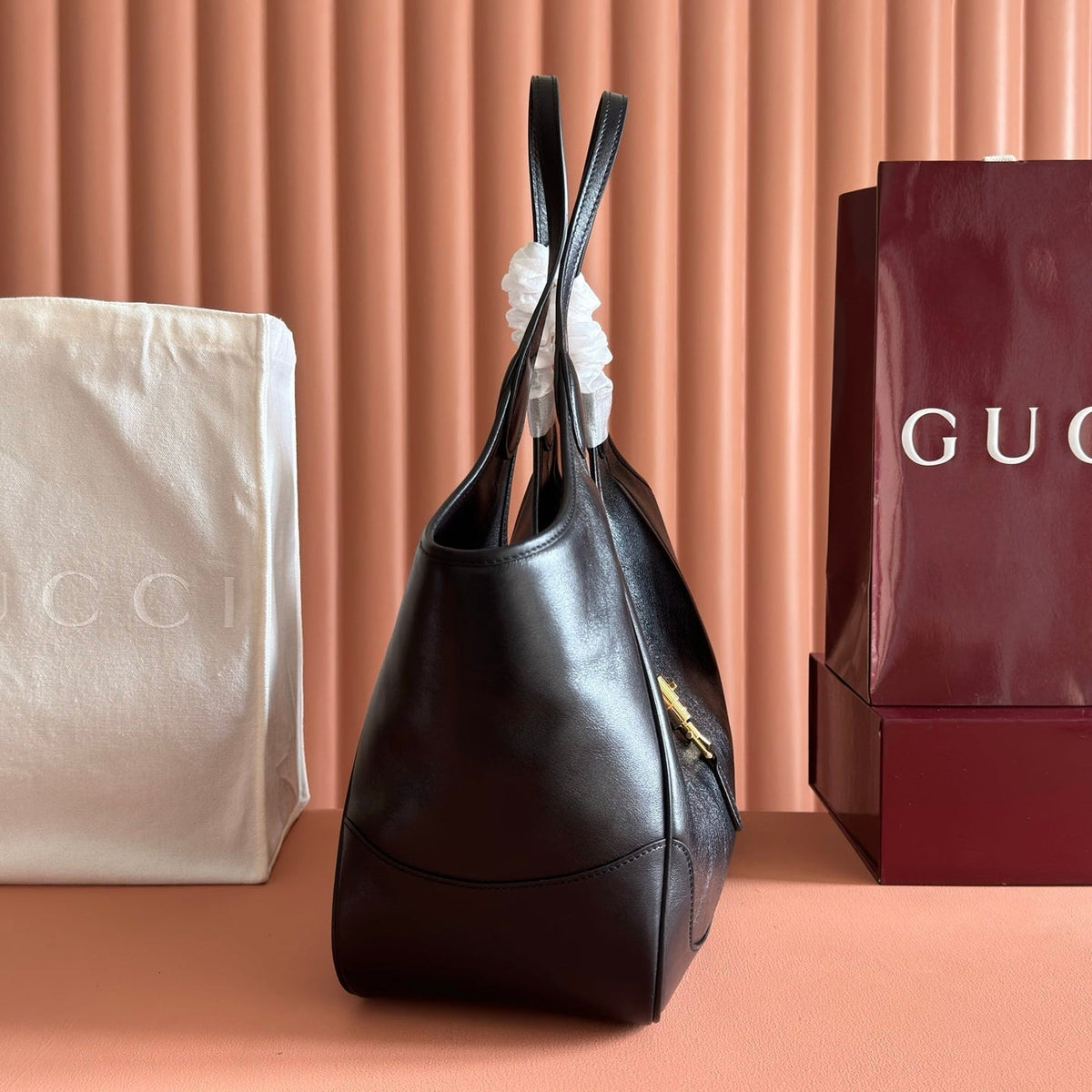 Gi Mercato Medium Tote Bag Lambskin 35 cm