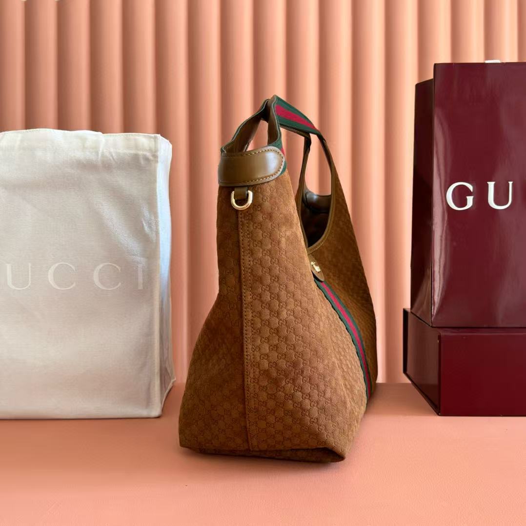 Gi Giglio Large Tote Bag Suede 60 cm