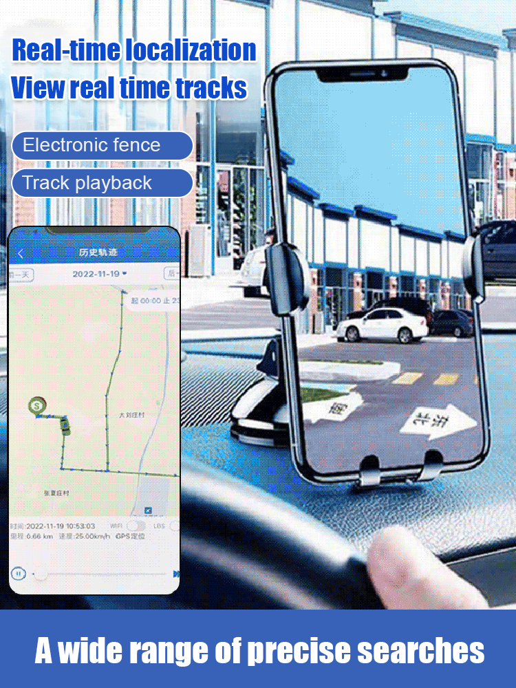 🔥【Anti-Loss Tracking Device】Features a recording function with storage for 180 days, accessible at any time.