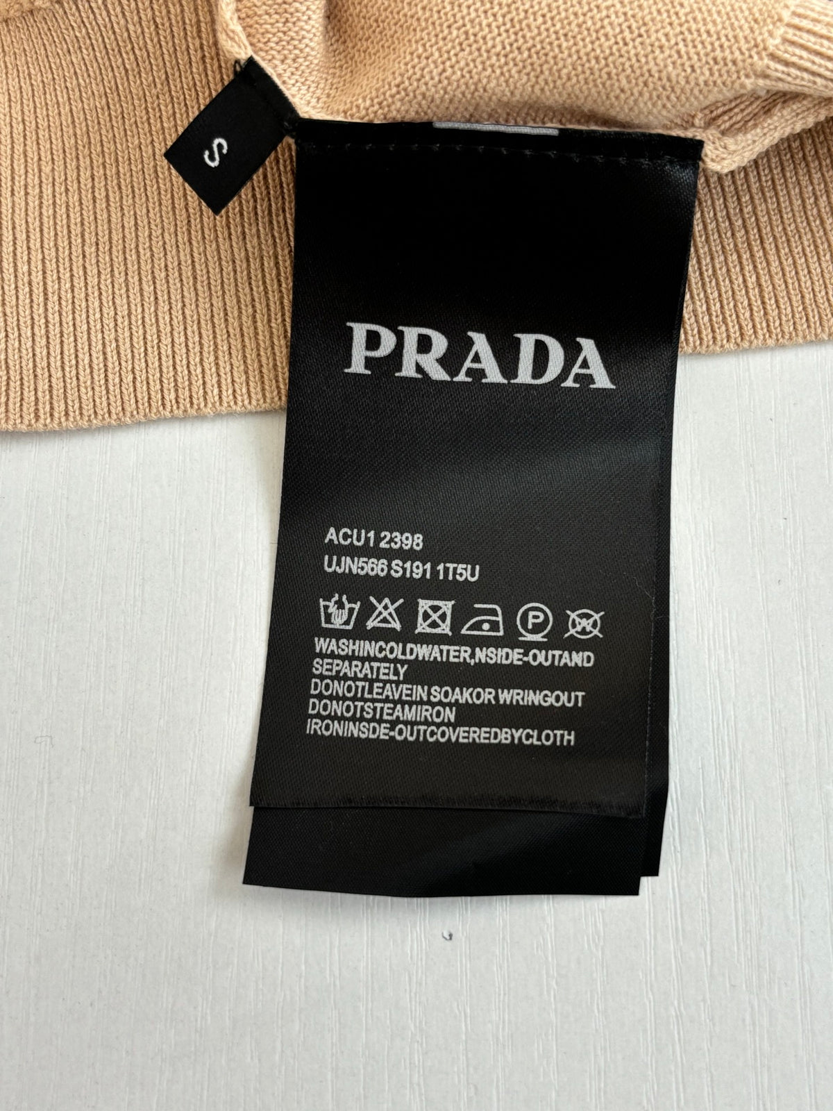 PR (Embroidered letter logo) Knitwear Polo Shirt 1826051406