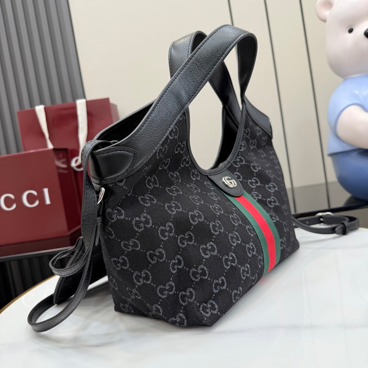 Gi 2026 Giglio Shoulder Bag 25cm Canvas Calfskin