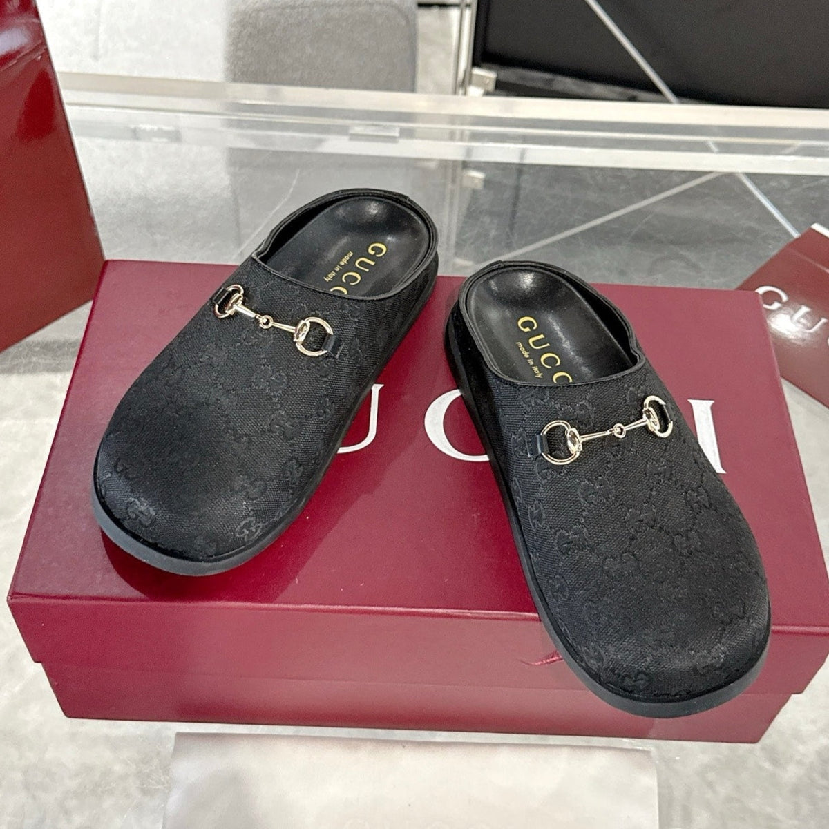GC 25 Horsebit Mule Monogram Canvas