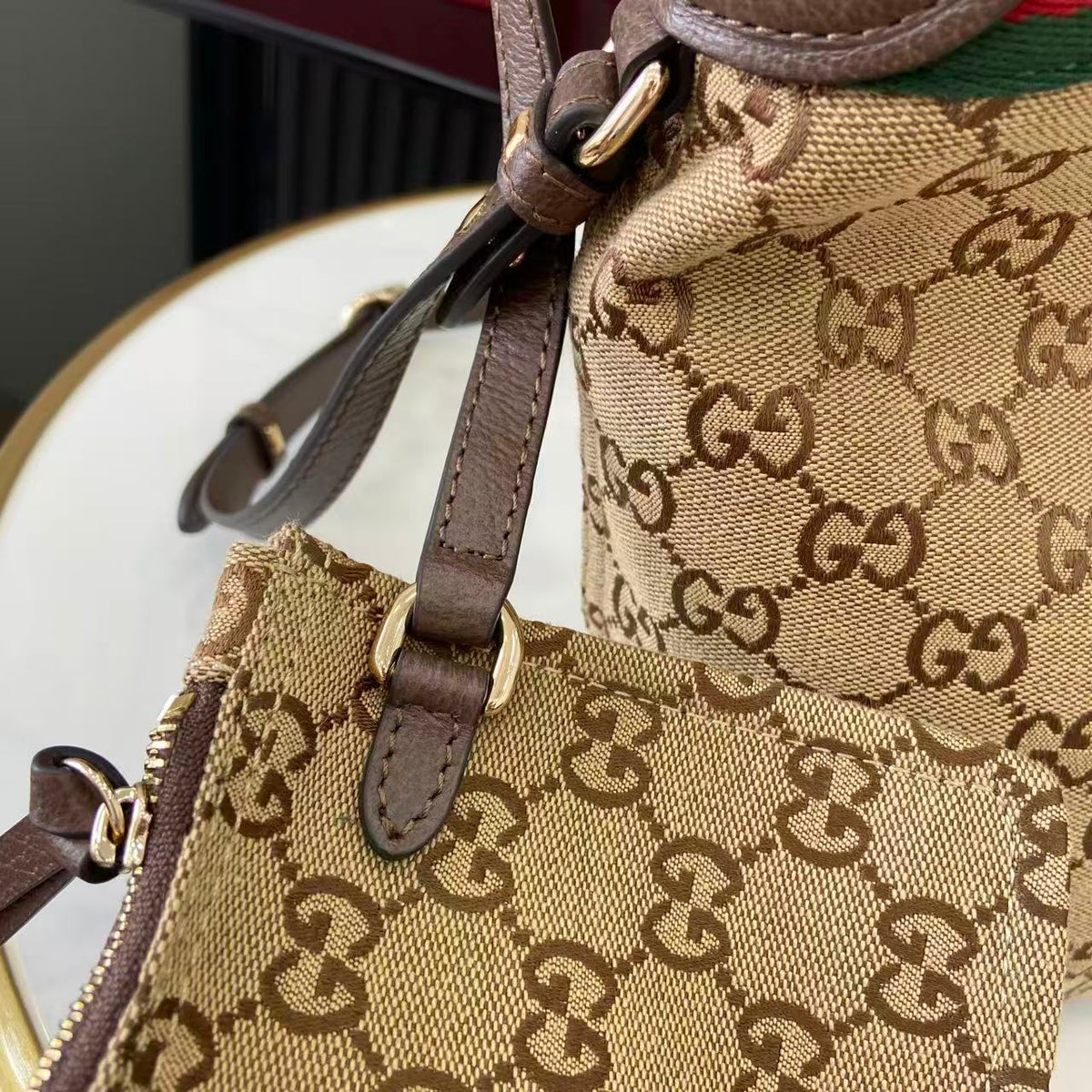 Gi 25 Giglio 25cm Bag Canvas Leather