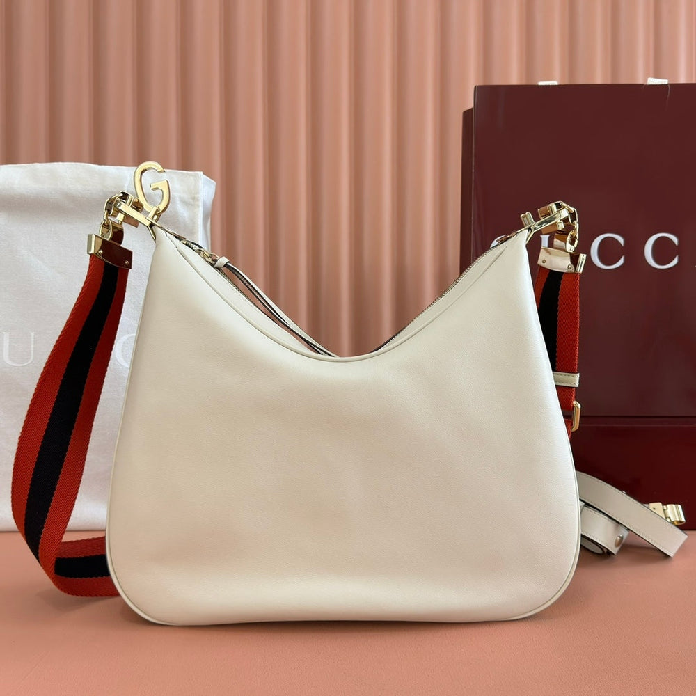 Gi Attache Large Shoulder Bag 35cm Leather