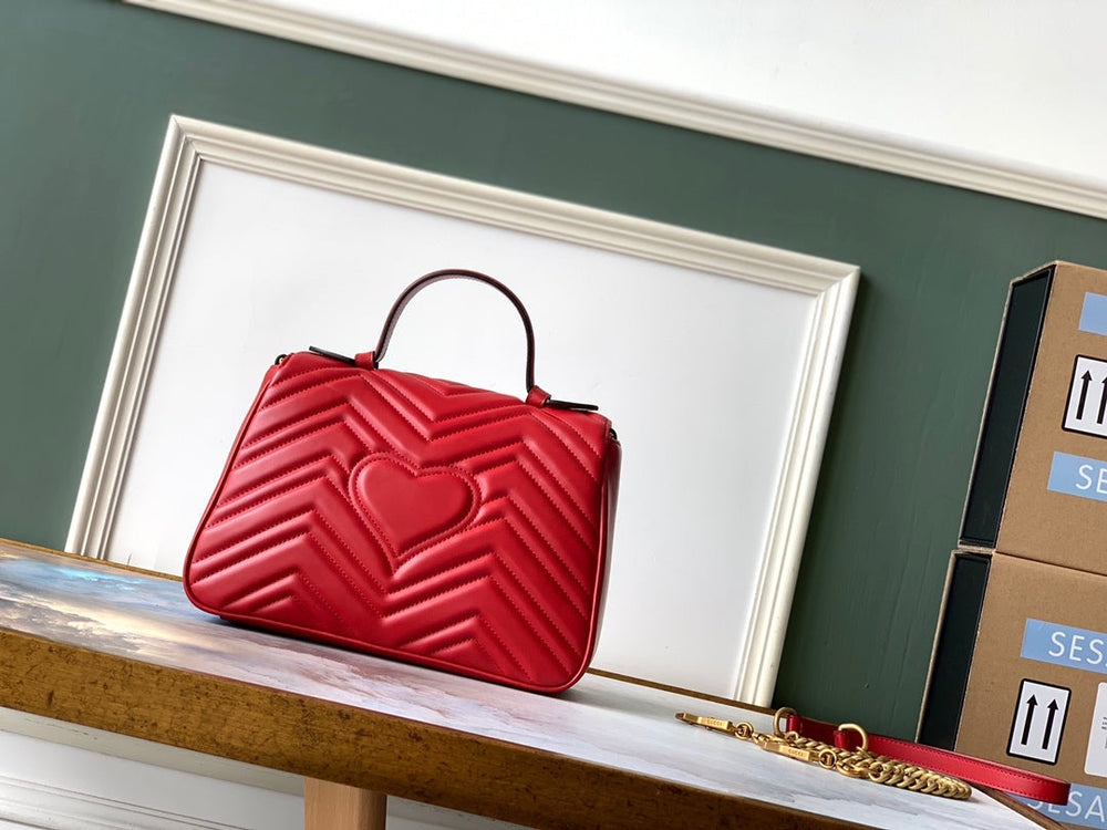 Gi Marmont 26.5cm Calfskin Gold Hardware