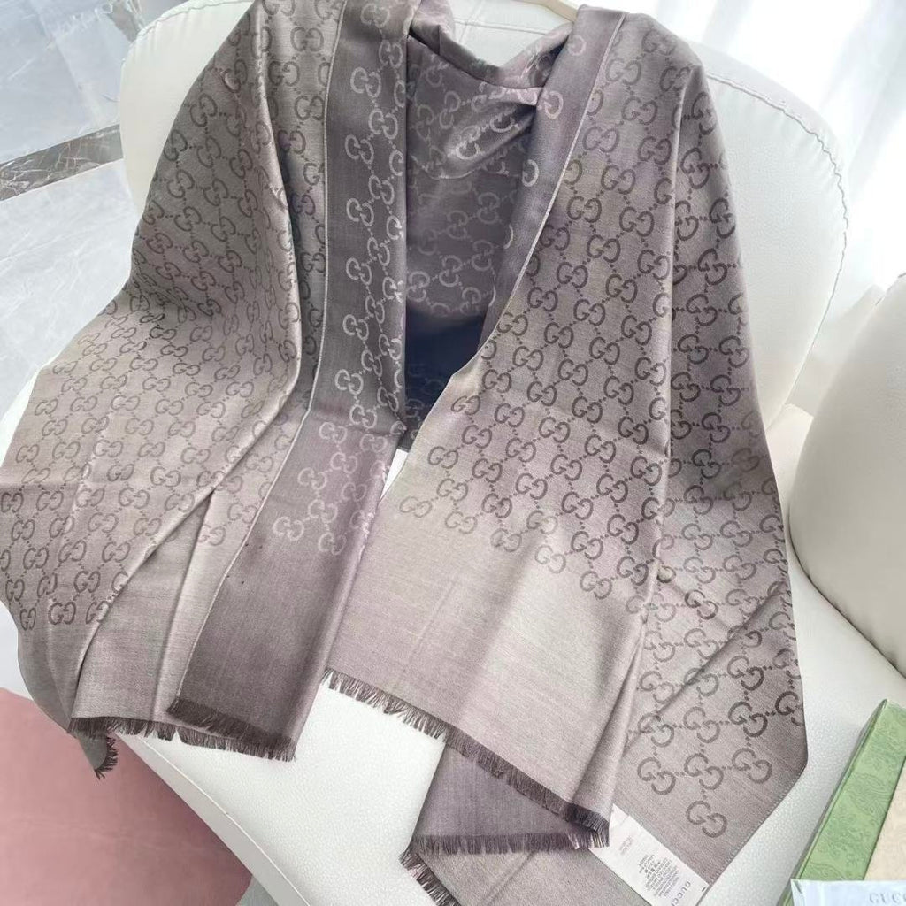 Gi Houndstooth Scarf 180CM Cashmere
