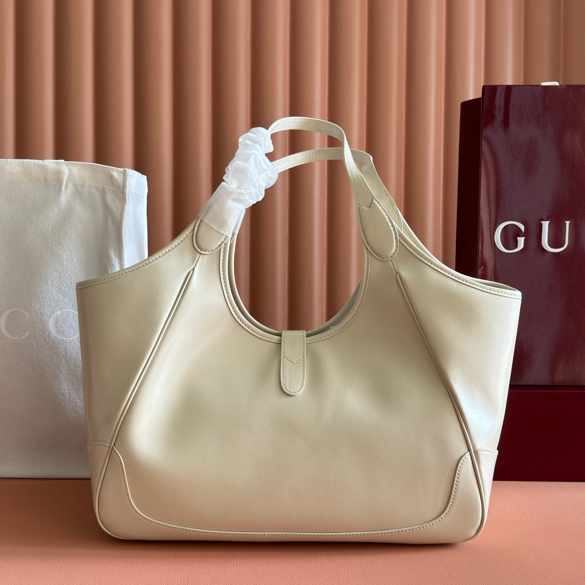 Gi Mercato Large Tote Bag Lambskin 40 cm