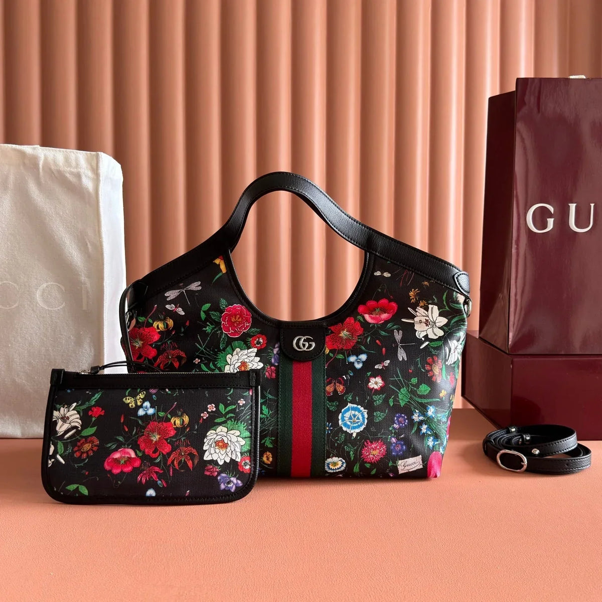 Gi 2026 Giglio Flora Tote Bag 25cm Leather