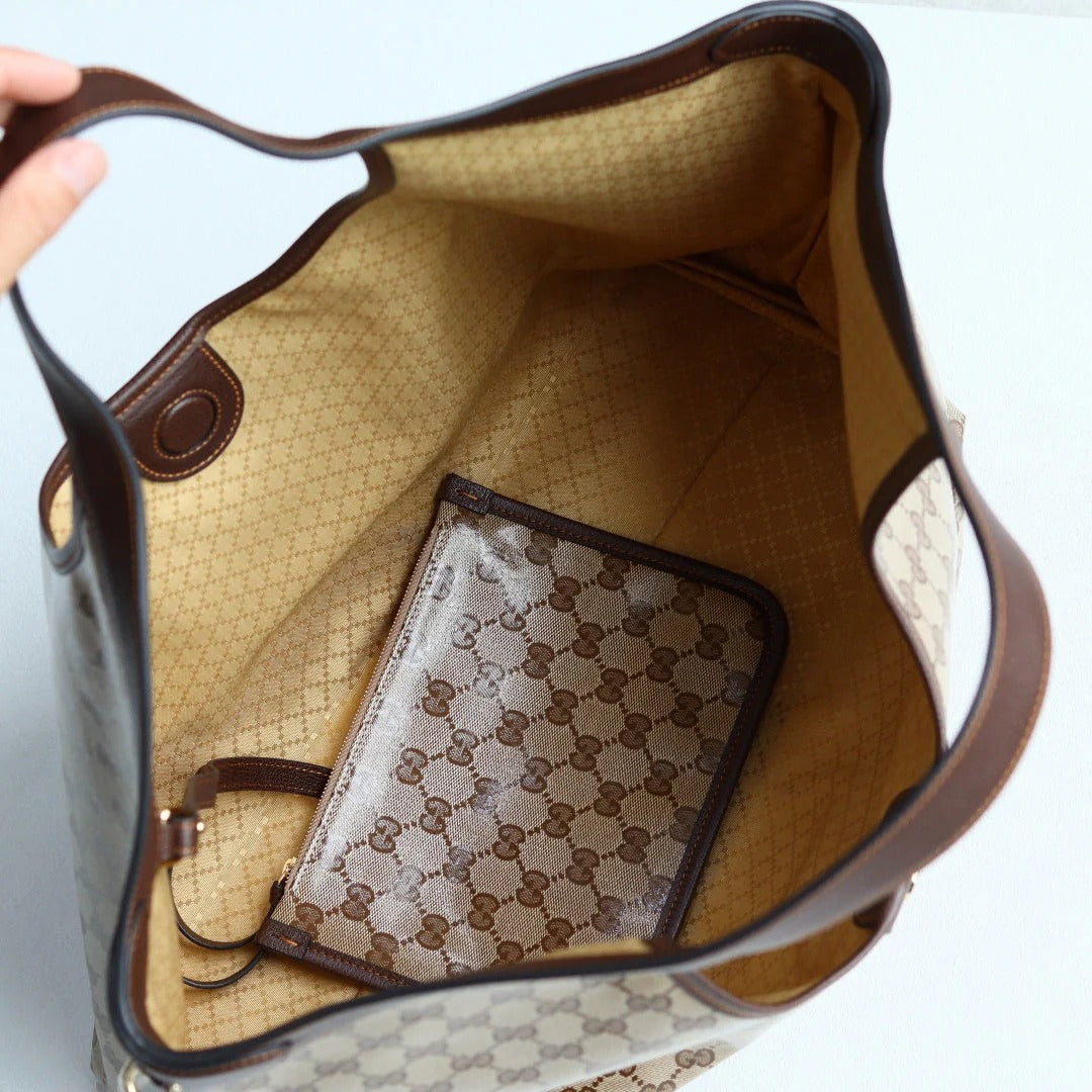 Gi 2026 Giglio Shoulder Bag 25cm Canvas Calfskin