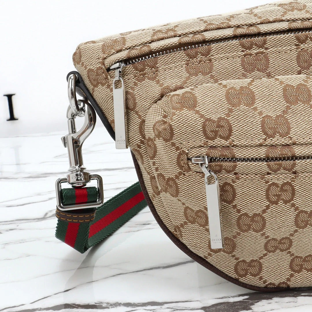 Gi 2026 Tag Crossbody Bag 30cm Canvas And Calfskin