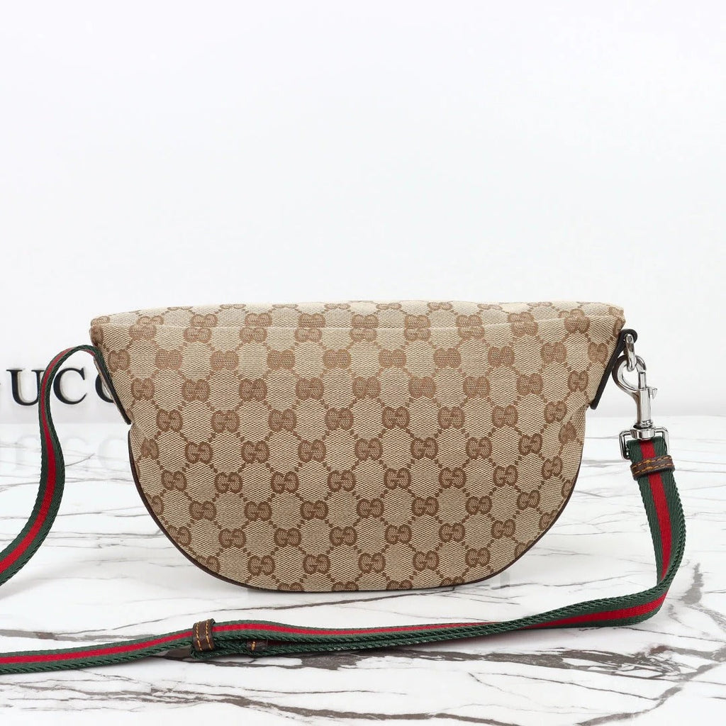 Gi 2026 Tag Crossbody Bag 30cm Canvas And Calfskin