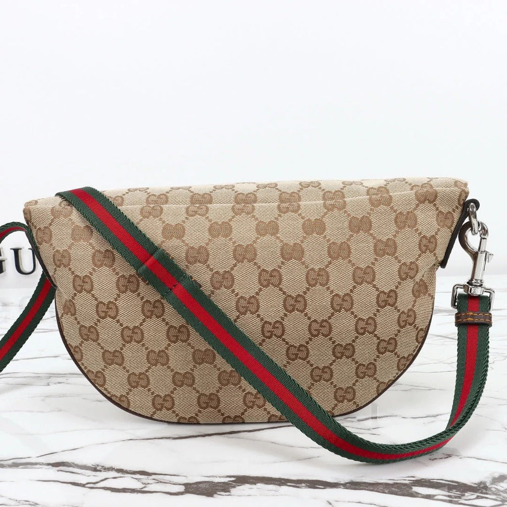 Gi 2026 Tag Crossbody Bag 30cm Canvas And Calfskin