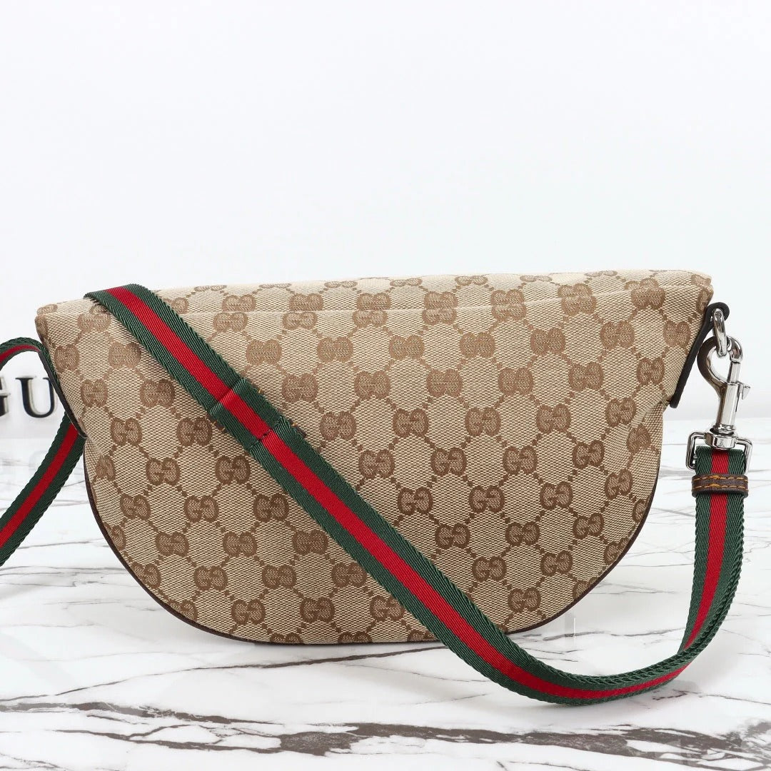 Gi 2026 Tag Crossbody Bag 30cm Canvas And Calfskin