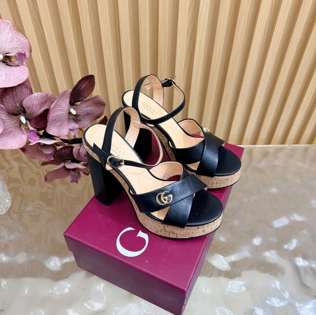 Gi 26ss Platform Sandals 120 Cowhide 697936