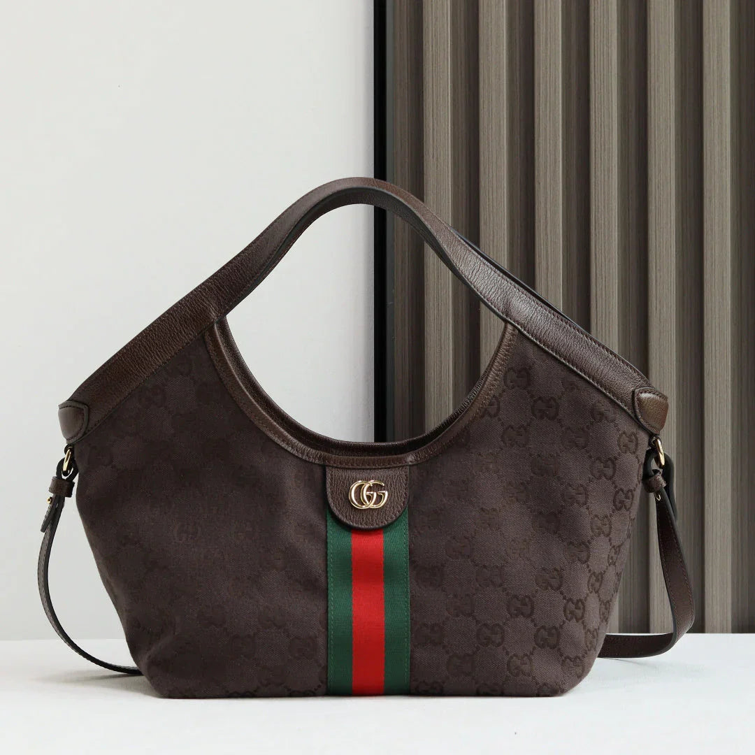 Gi 2026 Giglio Shoulder Bag 25cm Canvas Calfskin