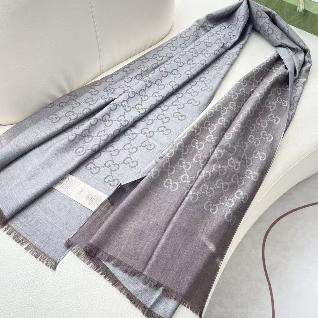Gi Houndstooth Scarf 180CM Cashmere